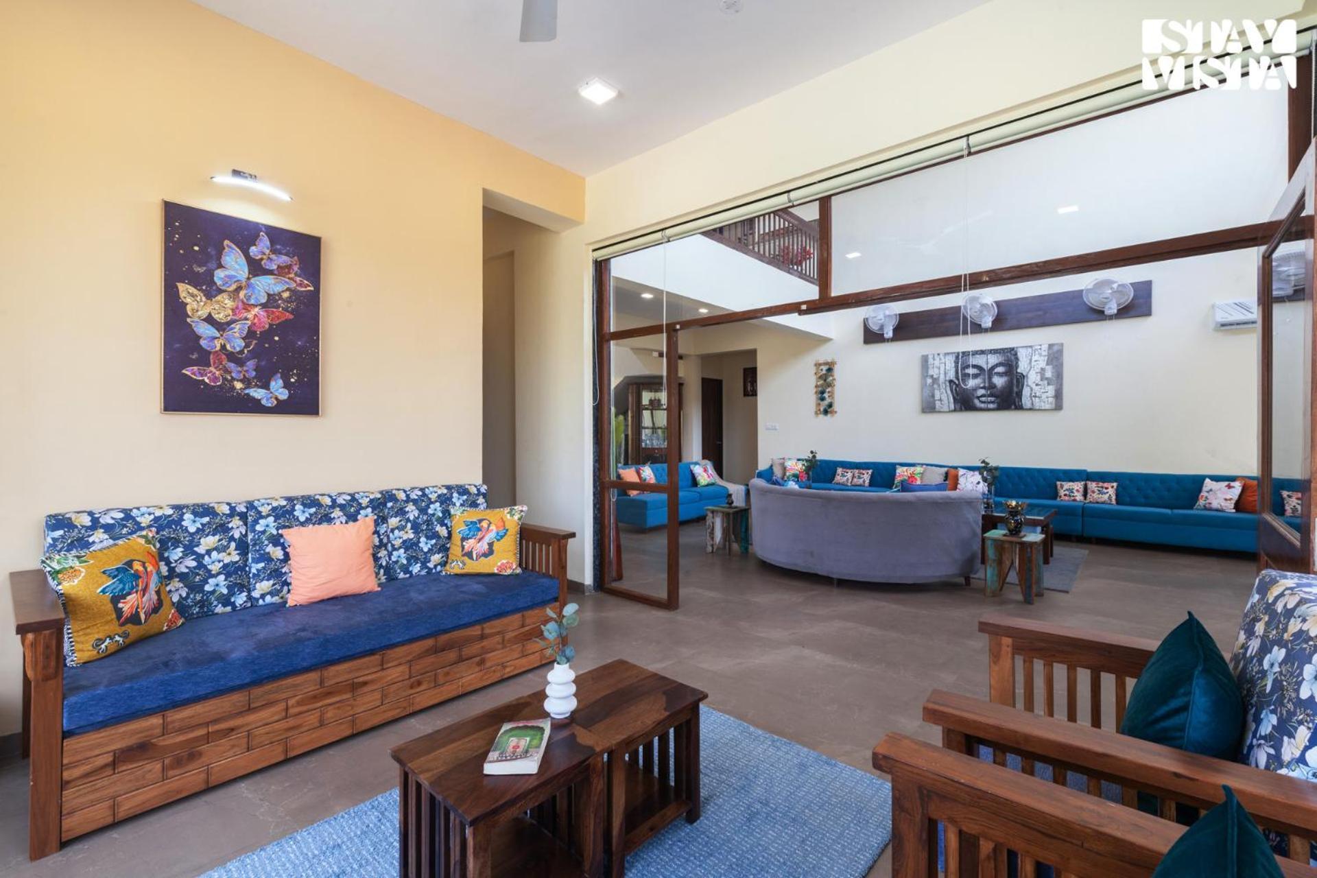 Stayvista'S Hillside Meadows - Mountainside Retreat With Farm View, Pool & Deck, Lawn & Gazebo Chinchavli Kültér fotó